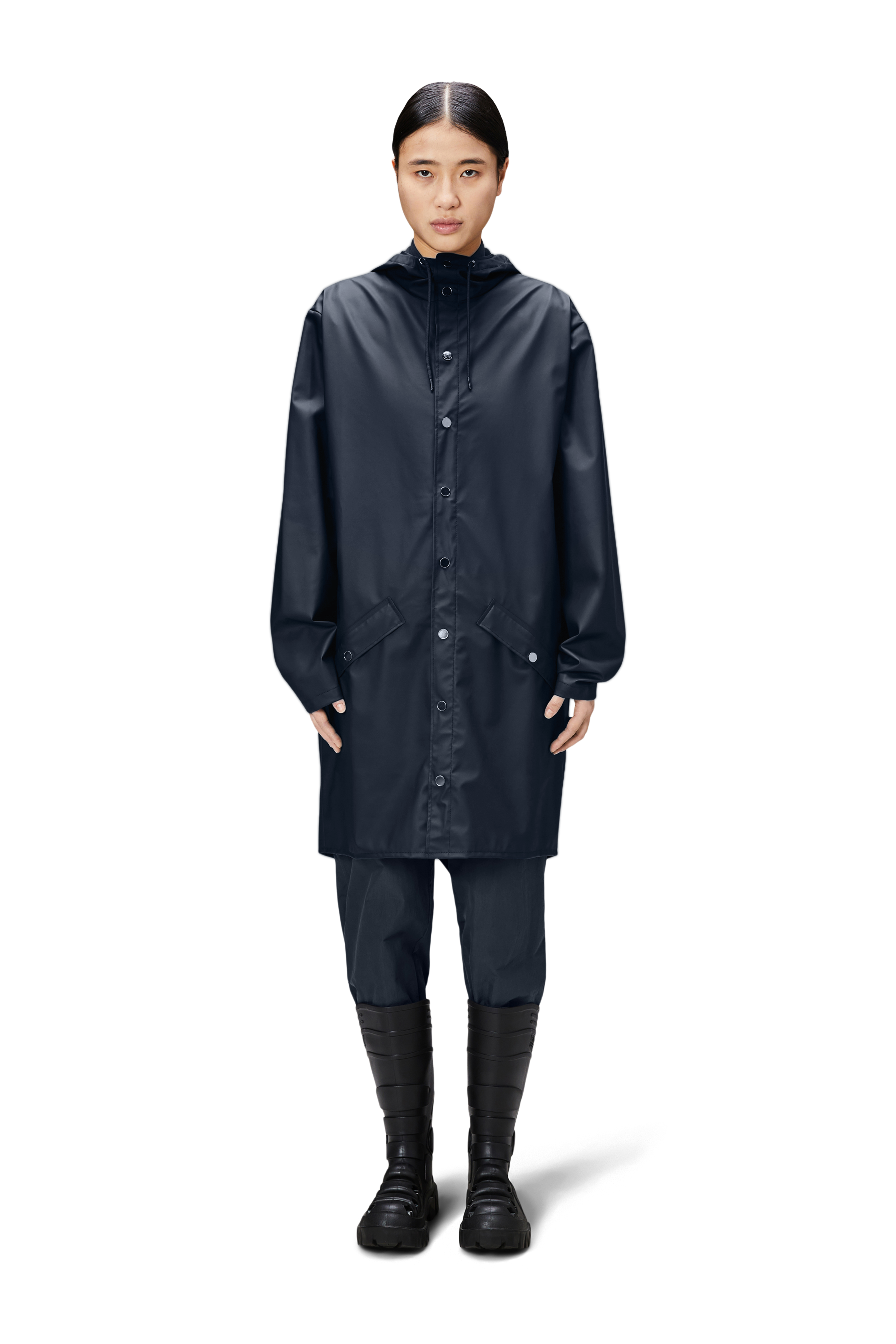Rains Long Jacket Navy Jackets Coats 47 Frocks Online Store